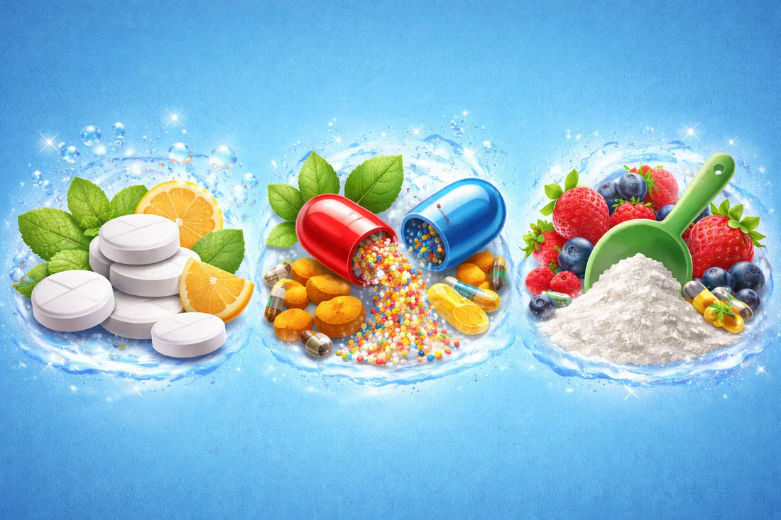 Tablet vs Capsule vs Powder: Which Form of Supplement Absorbs  Best?