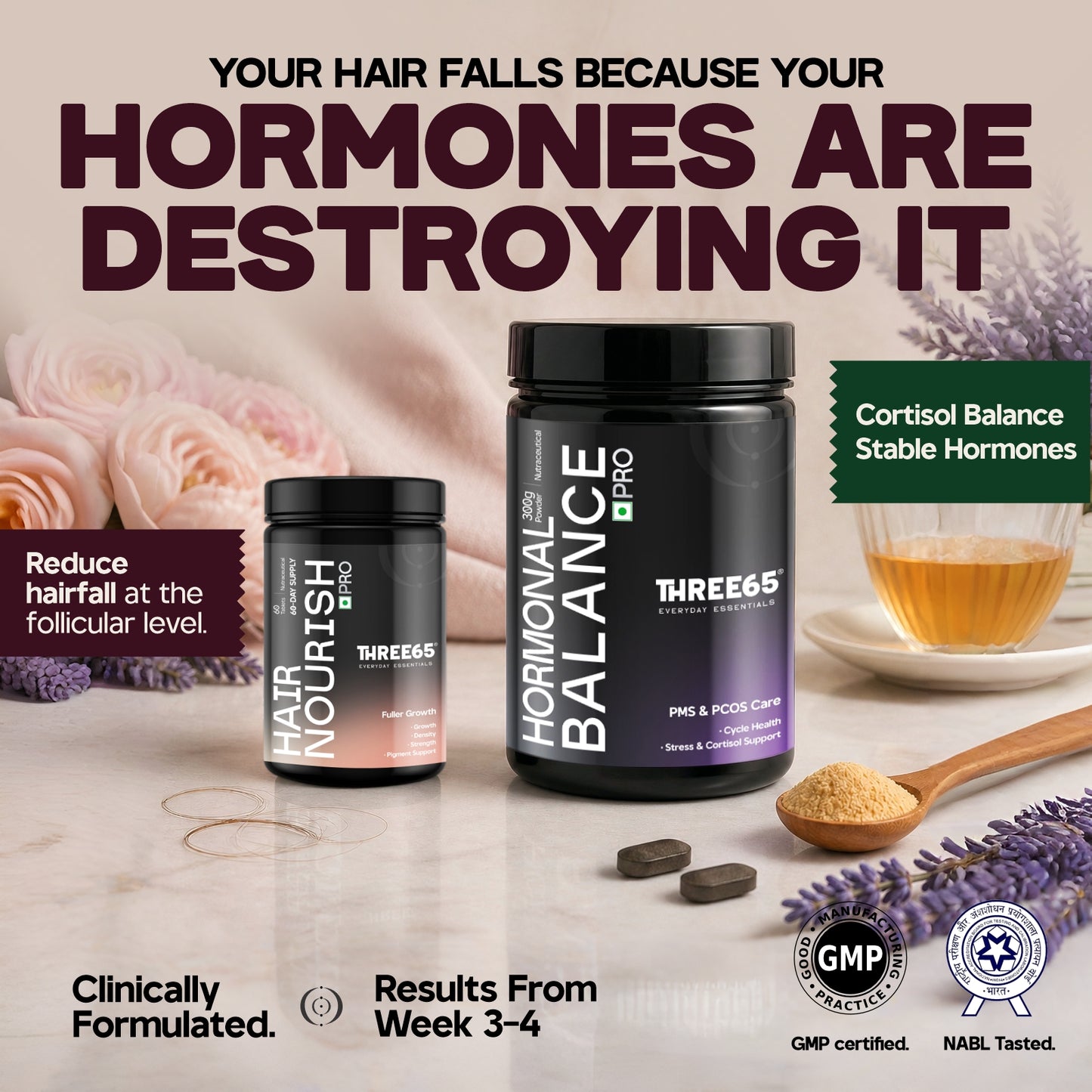 Hormonal Balance Pro + Hair Nourish Pro